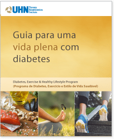 a guide to diabetes title page, in Portuguese